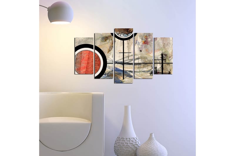 Dekorativ MDF-bilde 5 Deler - Flerfarget - Innredning - Bilder & kunst - Lerretsbilder
