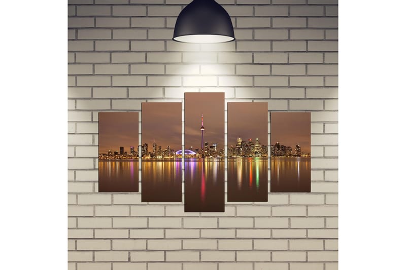 Dekorativ MDF-bilde 5 Deler - Flerfarget - Innredning - Bilder & kunst - Lerretsbilder