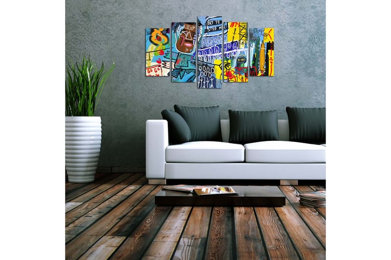 Dekorativ MDF-bilde 5 Deler - Flerfarget - Innredning - Bilder & kunst - Lerretsbilder