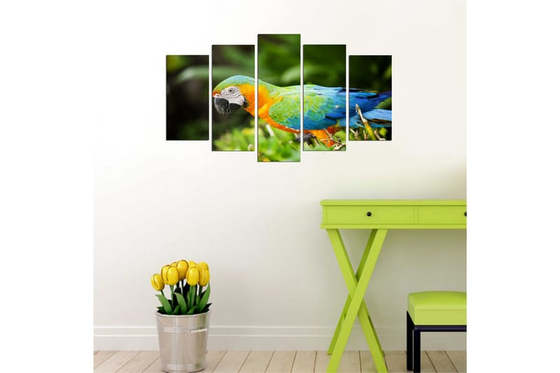 Dekorativ MDF-bilde 5 Deler - Flerfarget - Innredning - Bilder & kunst - Lerretsbilder