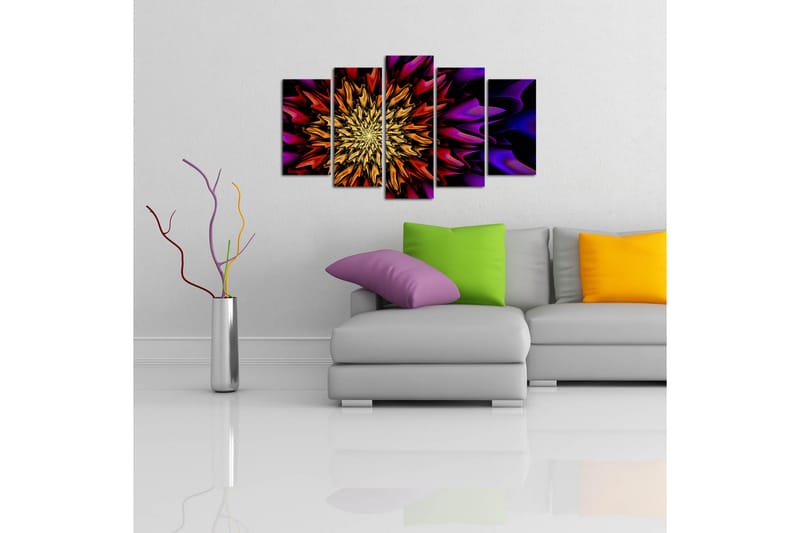Dekorativ MDF-bilde 5 Deler - Flerfarget - Innredning - Bilder & kunst - Lerretsbilder