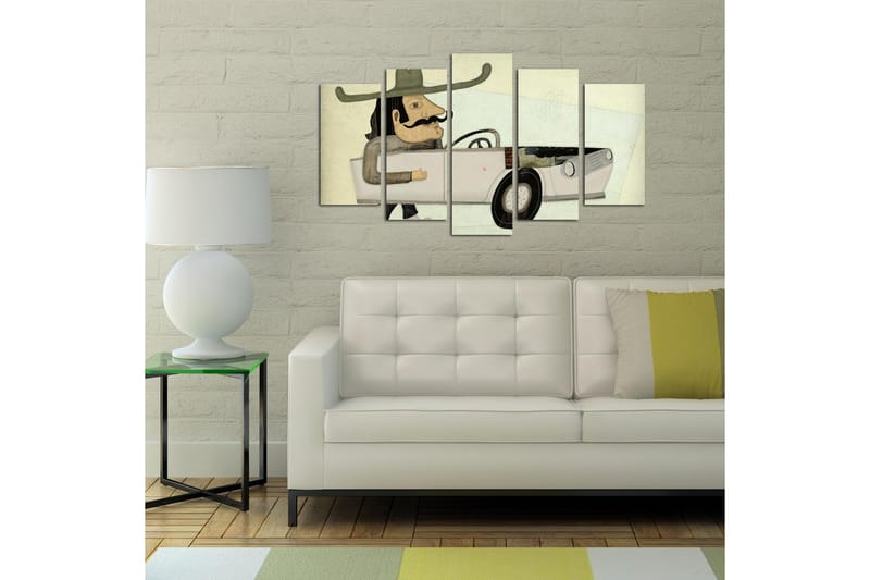 Dekorativ MDF-bilde 5 Deler - Flerfarget - Innredning - Bilder & kunst - Lerretsbilder