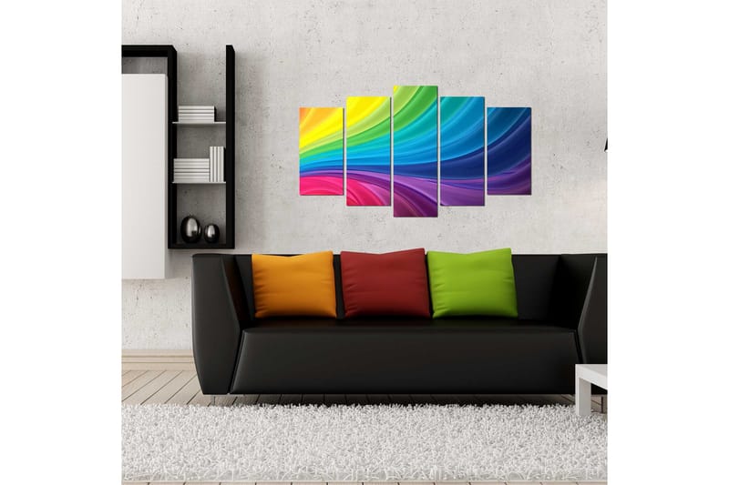 Dekorativ MDF-bilde 5 Deler - Flerfarget - Innredning - Bilder & kunst - Lerretsbilder