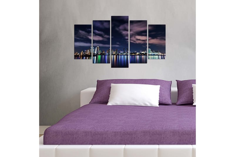 Dekorativ MDF-bilde 5 Deler - Flerfarget - Innredning - Bilder & kunst - Lerretsbilder