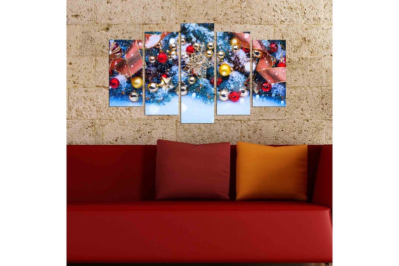 Dekorativ MDF-bilde 5 Deler - Flerfarget - Innredning - Bilder & kunst - Lerretsbilder