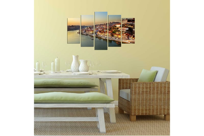 Dekorativ MDF-bilde 5 Deler - Flerfarget - Innredning - Bilder & kunst - Lerretsbilder