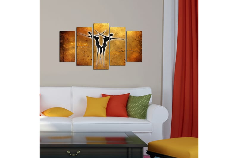 Dekorativ MDF-bilde 5 Deler - Flerfarget - Innredning - Bilder & kunst - Lerretsbilder