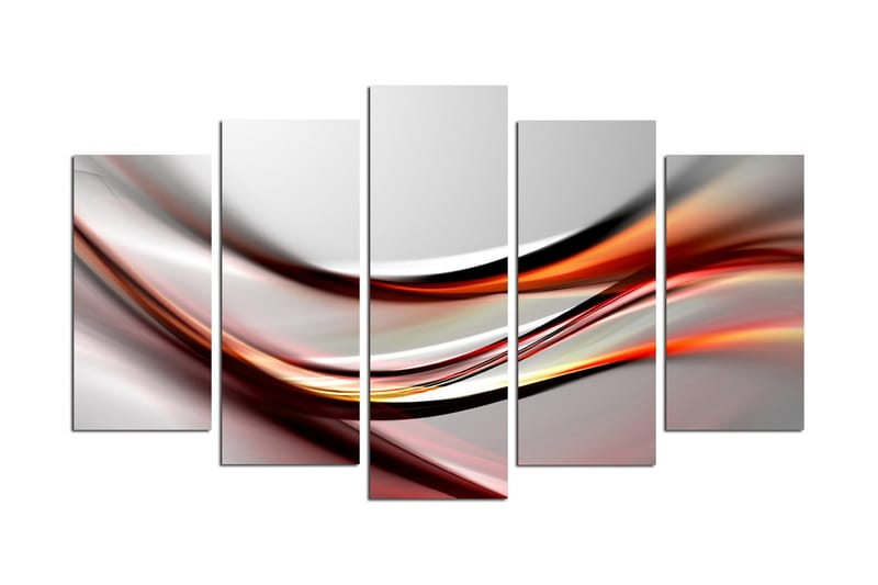 Dekorativ MDF-bilde 5 Deler - Flerfarget - Innredning - Bilder & kunst - Lerretsbilder