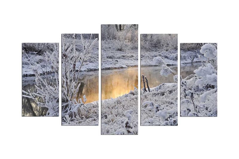 Dekorativ MDF-bilde 5 Deler - Flerfarget - Innredning - Bilder & kunst - Lerretsbilder