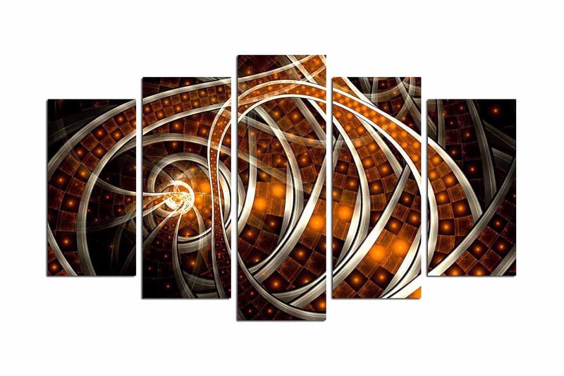 Dekorativ MDF-bilde 5 Deler - Flerfarget - Innredning - Bilder & kunst - Lerretsbilder