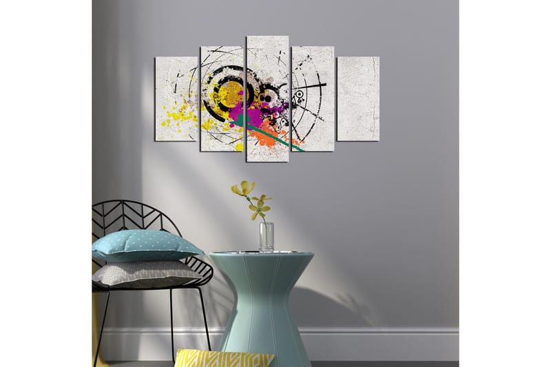 Dekorativ MDF-bilde 5 Deler - Flerfarget - Innredning - Bilder & kunst - Lerretsbilder