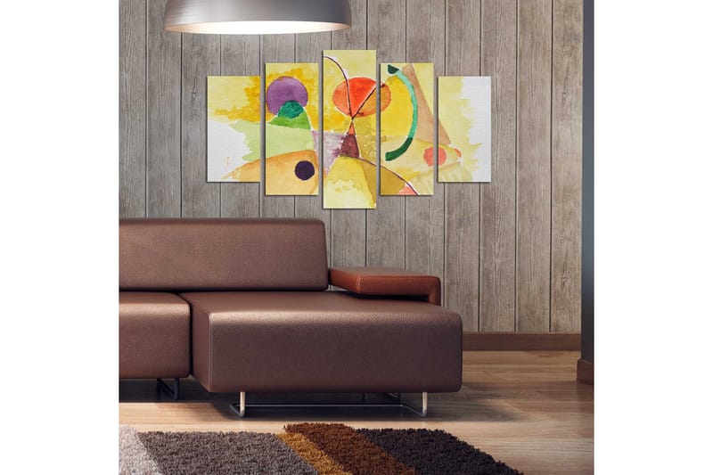 Dekorativ MDF-bilde 5 Deler - Flerfarget - Innredning - Bilder & kunst - Lerretsbilder
