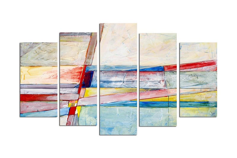 Dekorativ MDF-bilde 5 Deler - Flerfarget - Innredning - Bilder & kunst - Lerretsbilder