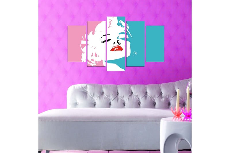 Dekorativ MDF-bilde 5 Deler - Flerfarget - Innredning - Bilder & kunst - Lerretsbilder
