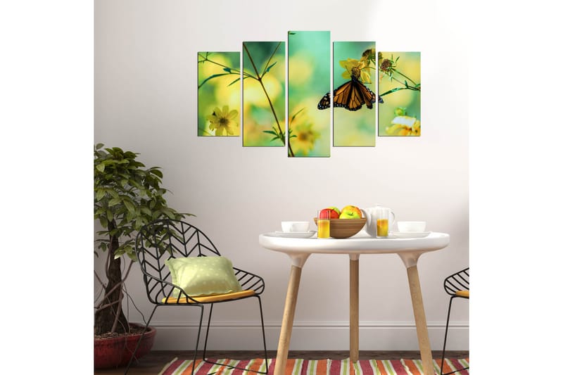 Dekorativ MDF-bilde 5 Deler - Flerfarget - Innredning - Bilder & kunst - Lerretsbilder