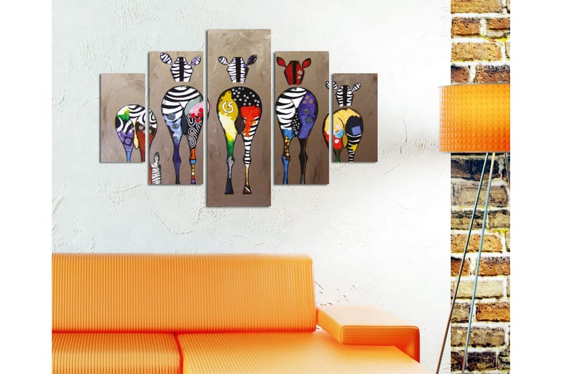 Dekorativ MDF-bilde 5 Deler - Flerfarget - Innredning - Bilder & kunst - Lerretsbilder