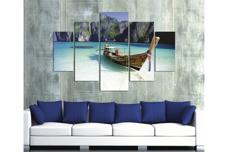Dekorativ MDF-bilde 5 Deler - Flerfarget - Innredning - Bilder & kunst - Lerretsbilder