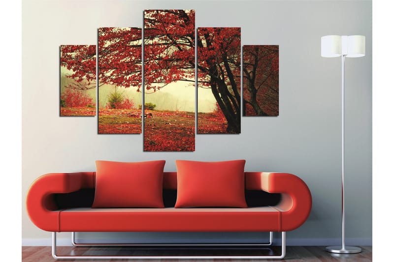 Dekorativ MDF-bilde 5 Deler - Flerfarget - Innredning - Bilder & kunst - Lerretsbilder