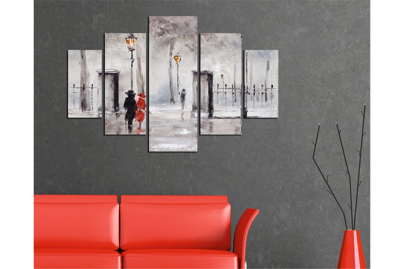 Dekorativ MDF-bilde 5 Deler - Flerfarget - Innredning - Bilder & kunst - Lerretsbilder
