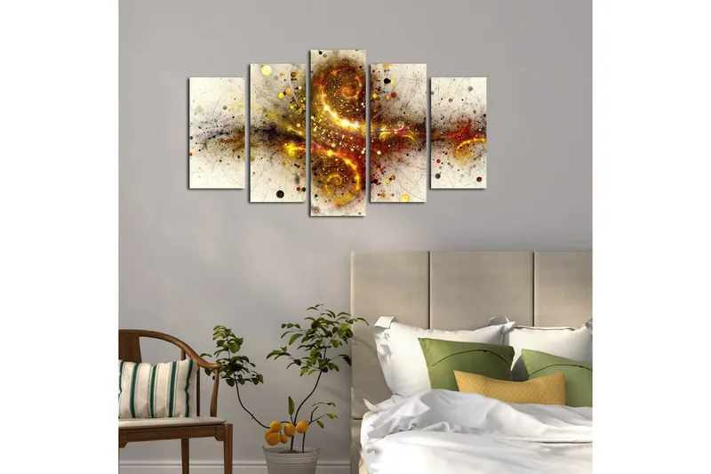 Dekorativ MDF-bilde 5 Deler - Flerfarget - Innredning - Bilder & kunst - Lerretsbilder