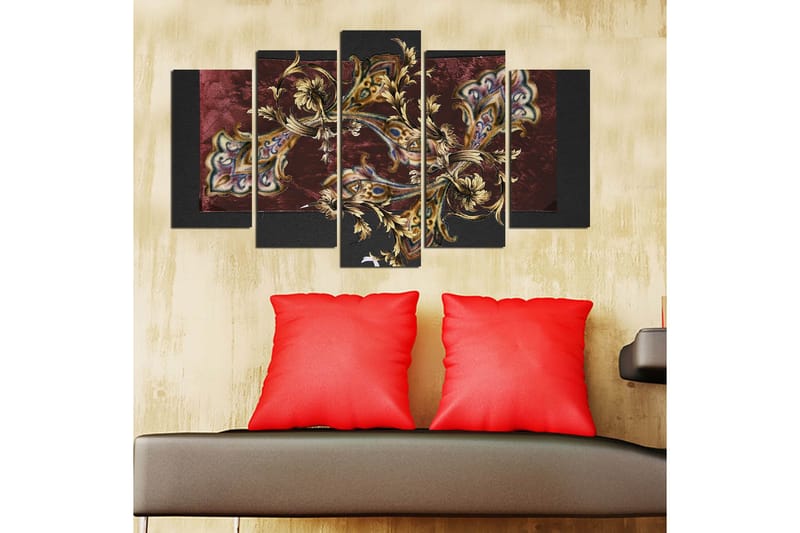 Dekorativ MDF-bilde 5 Deler - Flerfarget - Innredning - Bilder & kunst - Lerretsbilder