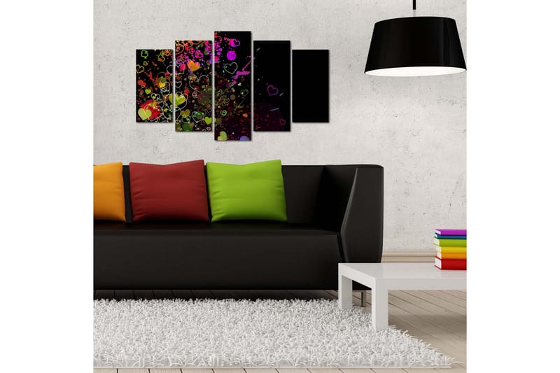 Dekorativ MDF-bilde 5 Deler - Flerfarget - Innredning - Bilder & kunst - Lerretsbilder