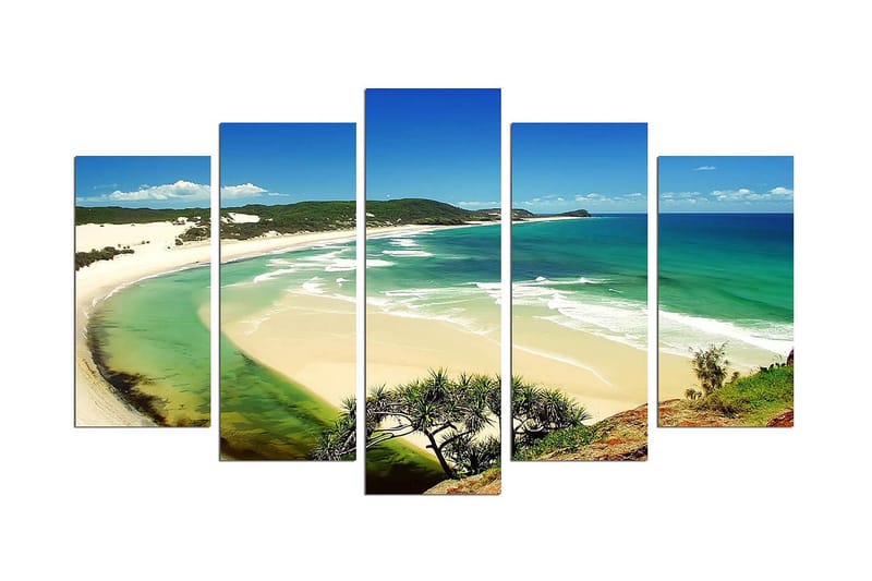 Dekorativ MDF-bilde 5 Deler - Flerfarget - Innredning - Bilder & kunst - Lerretsbilder