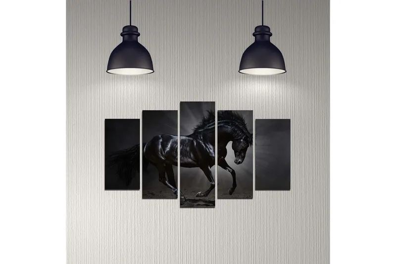 Dekorativ MDF-bilde 5 Deler - Flerfarget - Innredning - Bilder & kunst - Lerretsbilder