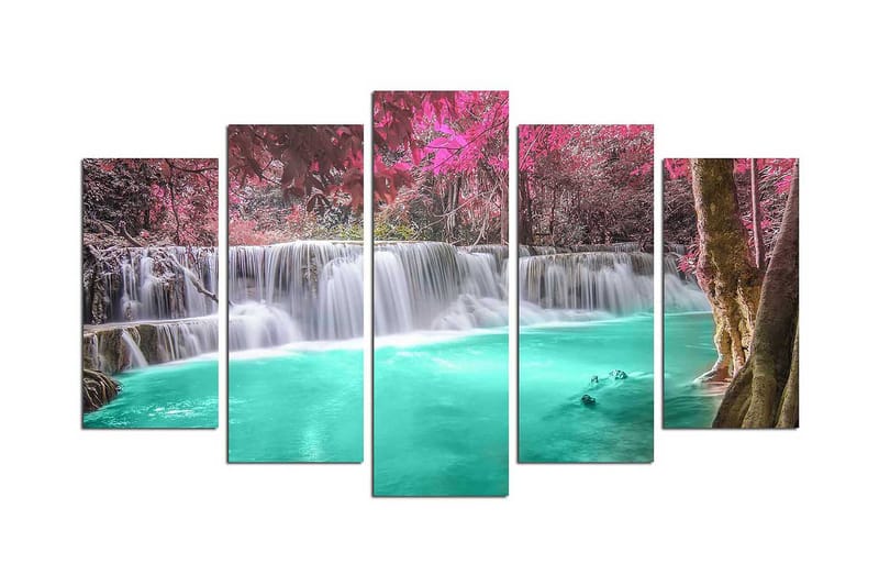 Dekorativ MDF-bilde 5 Deler - Flerfarget - Innredning - Bilder & kunst - Lerretsbilder