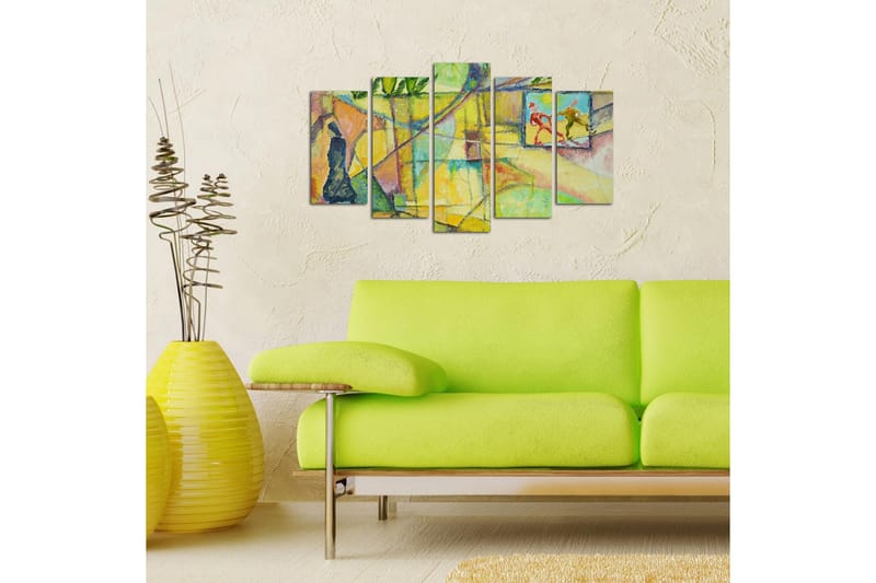 Dekorativ MDF-bilde 5 Deler - Flerfarget - Innredning - Bilder & kunst - Lerretsbilder