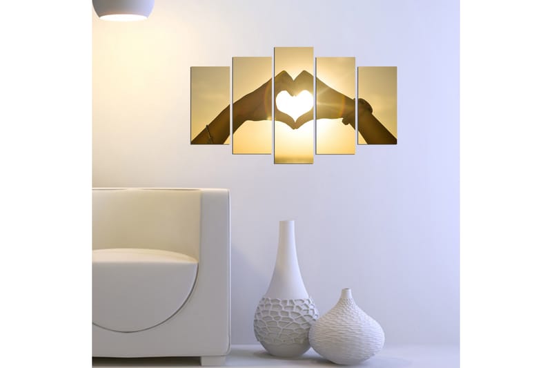 Dekorativ MDF-bilde 5 Deler - Flerfarget - Innredning - Bilder & kunst - Lerretsbilder