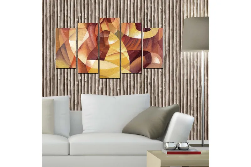 Dekorativ MDF-bilde 5 Deler - Flerfarget - Innredning - Bilder & kunst - Lerretsbilder