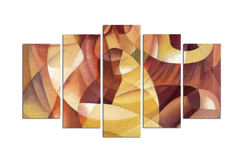 Dekorativ MDF-bilde 5 Deler - Flerfarget - Innredning - Bilder & kunst - Lerretsbilder