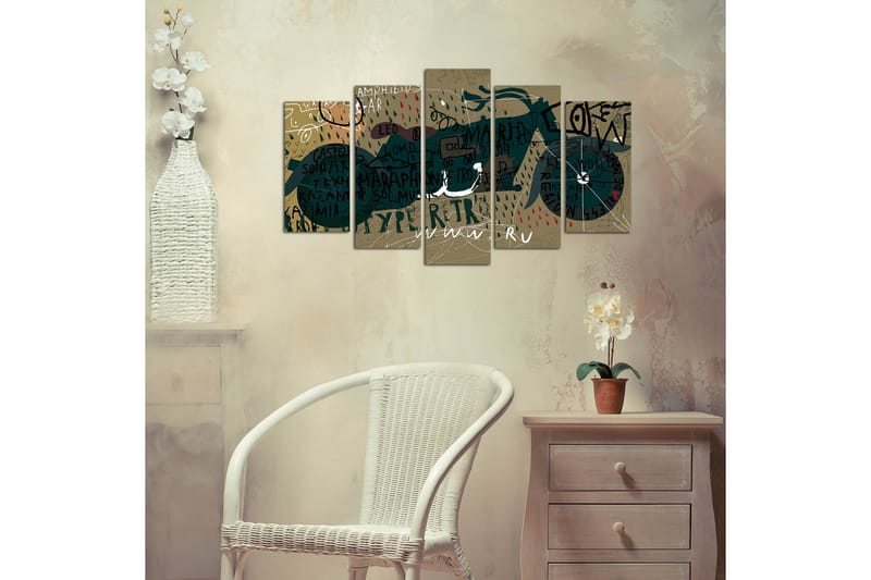 Dekorativ MDF-bilde 5 Deler - Flerfarget - Innredning - Bilder & kunst - Lerretsbilder