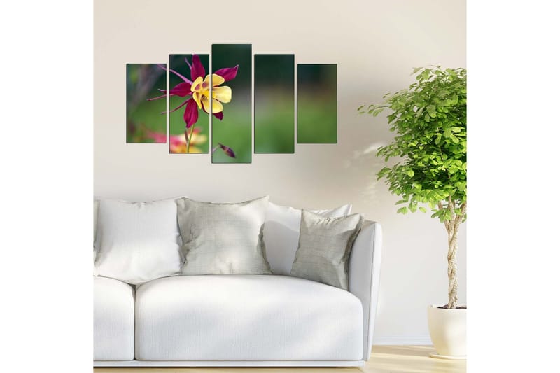 Dekorativ MDF-bilde 5 Deler - Flerfarget - Innredning - Bilder & kunst - Lerretsbilder