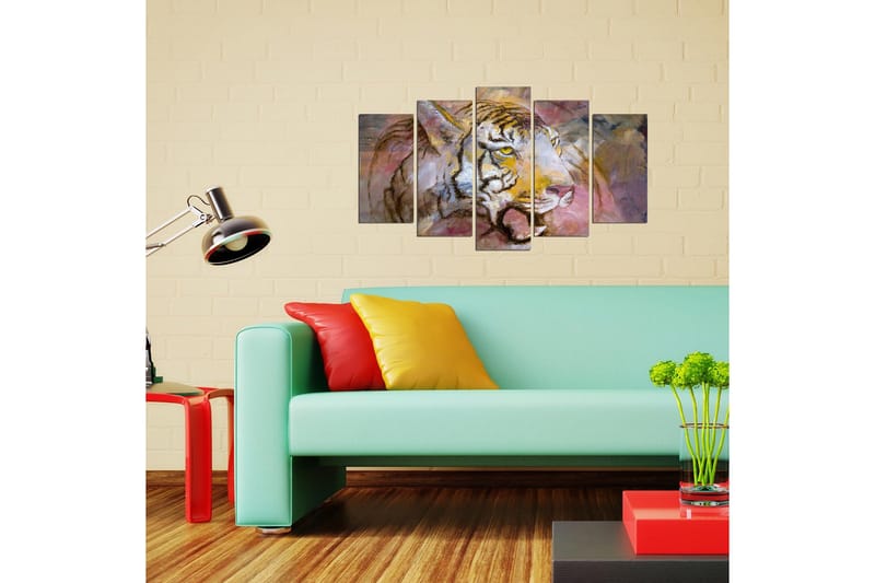 Dekorativ MDF-bilde 5 Deler - Flerfarget - Innredning - Bilder & kunst - Lerretsbilder