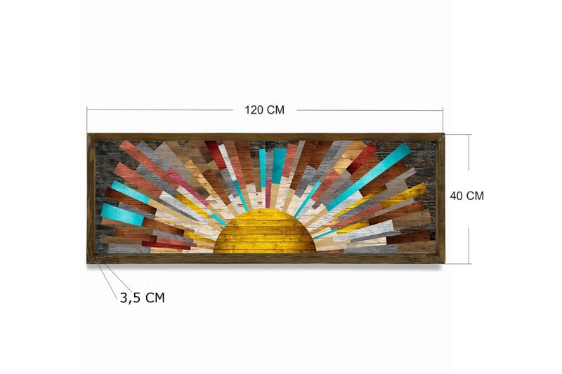 Dekorativ MDF-bilde - Flerfarget - Innredning - Bilder & kunst - Lerretsbilder