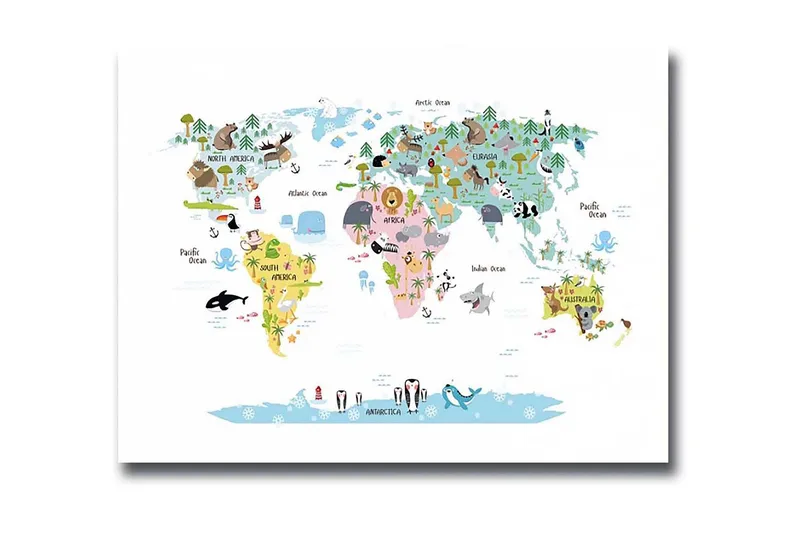 Dekorativ MDF-bilde - Flerfarget - Innredning - Bilder & kunst - Lerretsbilder