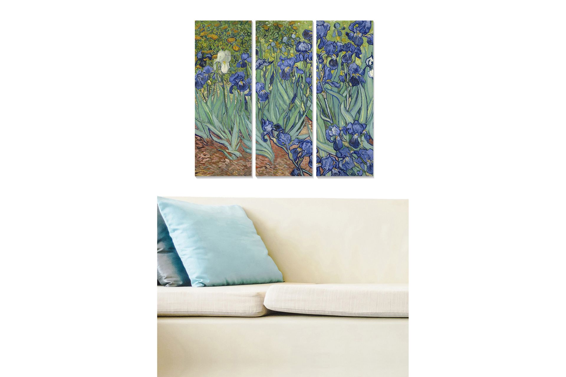 Dekorativ MDF-maling 3-Deler 20x50 cm - Flerfarget - Innredning - Bilder & kunst - Lerretsbilder