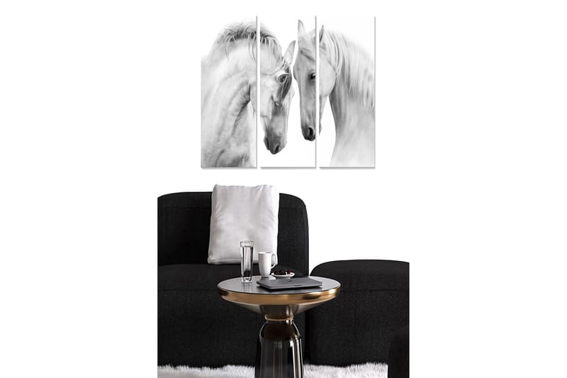 Dekorativ MDF-maling 3-Deler 20x50 cm - Flerfarget - Innredning - Bilder & kunst - Lerretsbilder