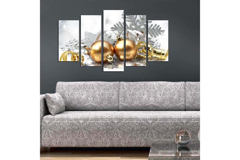 Dekorativ MDF-maling 5-Deler 20x60 cm - Flerfarget - Innredning - Bilder & kunst - Lerretsbilder