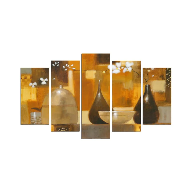 Dekorativ MDF-maling 5-Deler 20x60 cm, Flerfarget