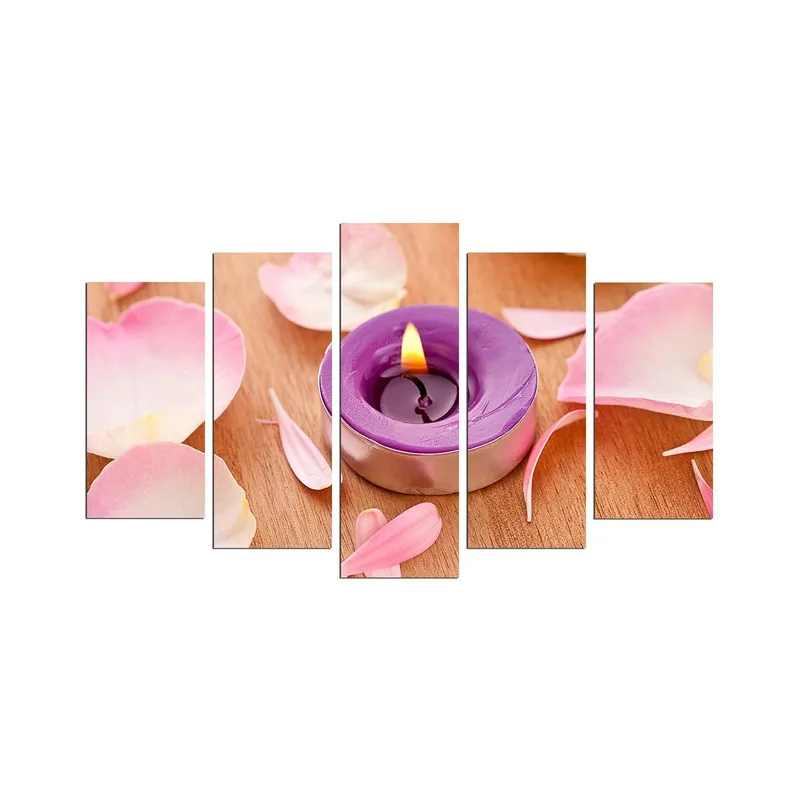 Dekorativ MDF-maling 5-Deler 20x60 cm, Flerfarget