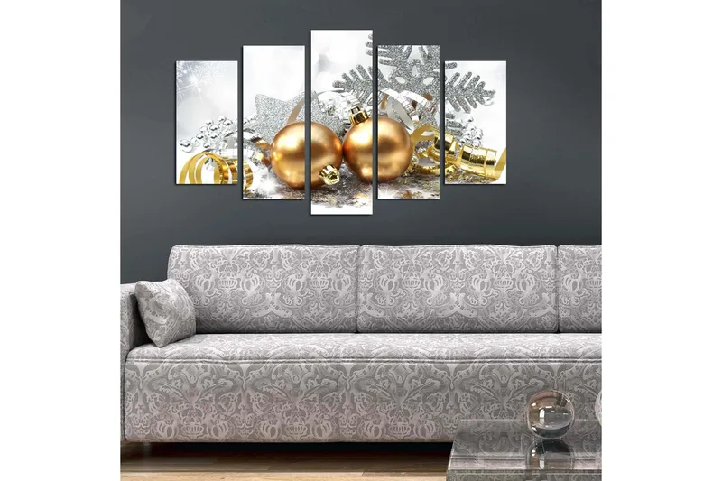 Dekorativ MDF-maling 5-Deler 20x60 cm, Flerfarget