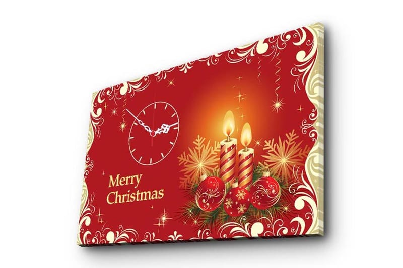 Dekorativ veggklokke i lerret 45x70, undefined