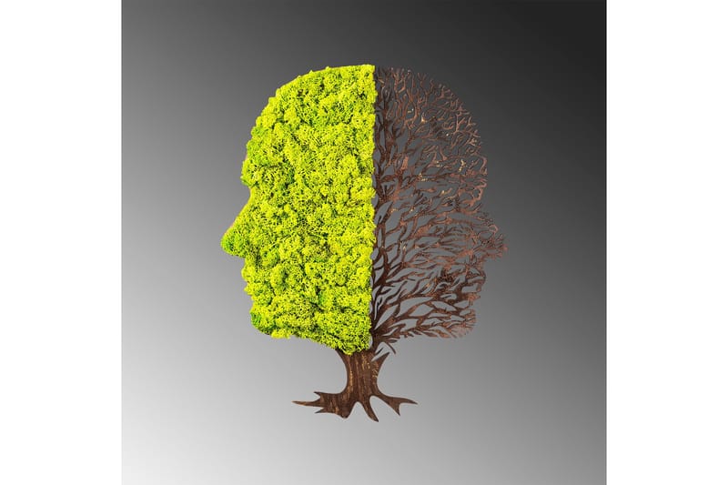 Green And Dry Canvasbilde - Grønn/Brun - Innredning - Bilder & kunst - Lerretsbilder