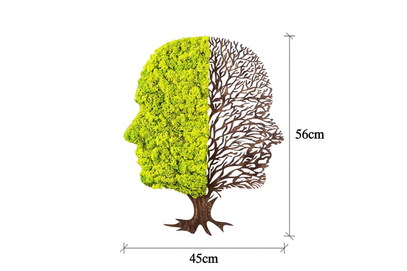 Green And Dry Canvasbilde - Grønn/Brun - Innredning - Bilder & kunst - Lerretsbilder