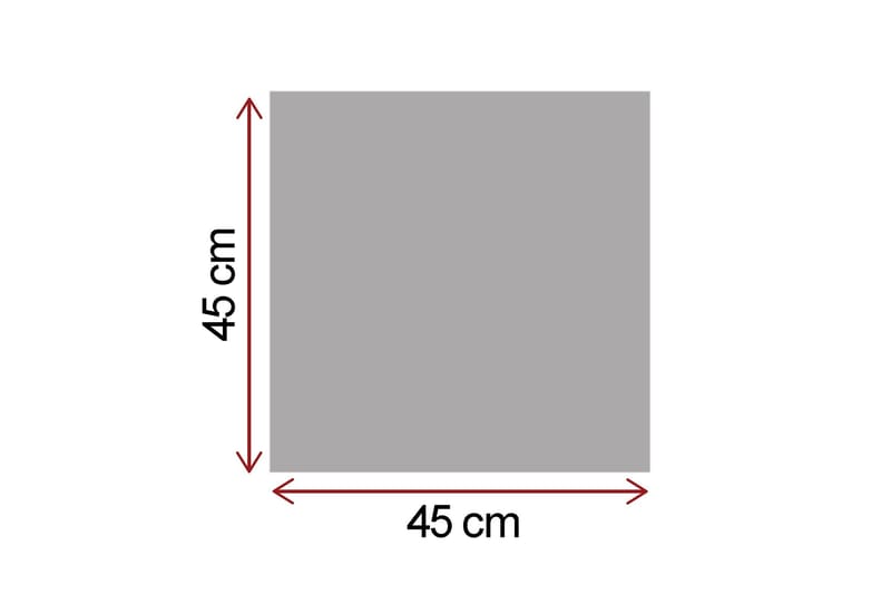 Lerretsbilde 45x45 cm - Solnedgang bak palmer - Gul / Svart - Innredning - Bilder & kunst - Lerretsbilder