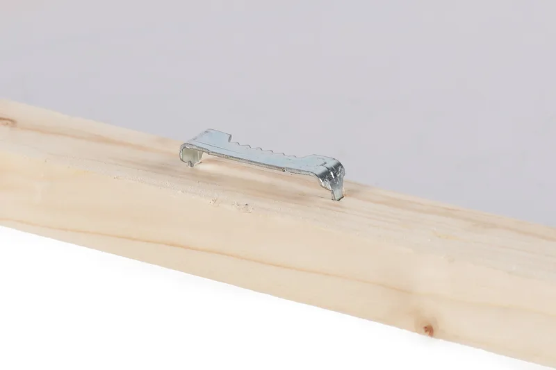 Lerretsbilde 70x100 cm - Vakkert høstlandskap med bjørker ved en stille innsjø - Gyllenoransje / Grønn / Blå - Innredning - Bilder & kunst - Lerretsbilder