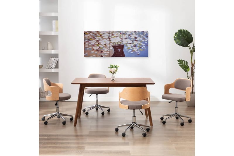 Lerretsbilde blomster i vase flerfarget 150x60 cm - Innredning - Bilder & kunst - Lerretsbilder